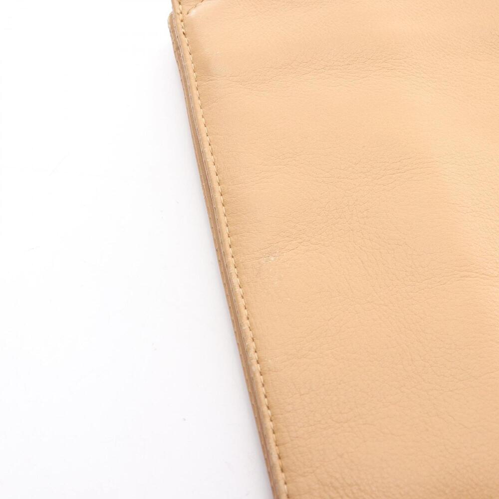 CHANEL Cream Lambskin Leather Logo Tote Bag - Picture 12 of 15